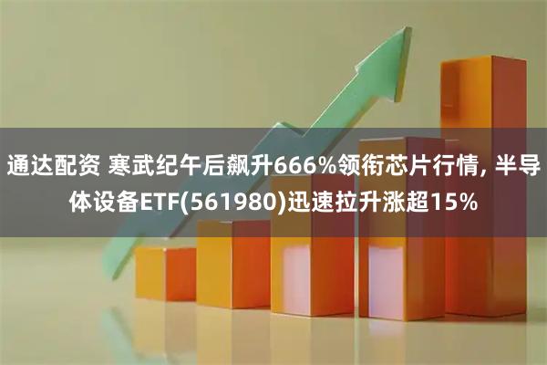 通达配资 寒武纪午后飙升666%领衔芯片行情, 半导体设备ETF(561980)迅速拉升涨超15%